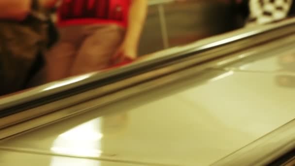 Escalator ville de métro 