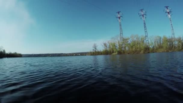 Árboc elektromos vezetékek — Stock videók