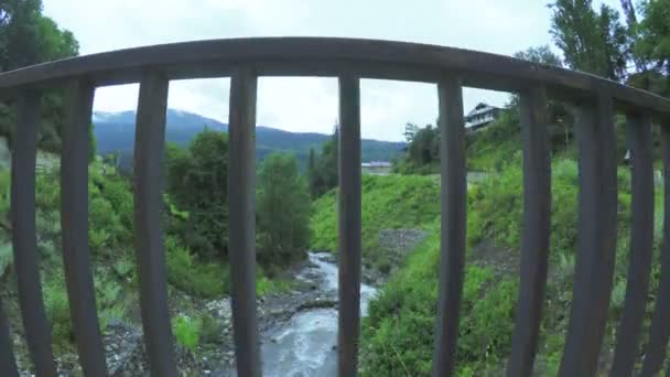 Cours d'eau de montagne en Géorgie — Video