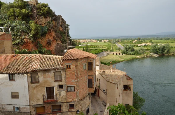 Ciudad medieval Miravet — Foto de Stock