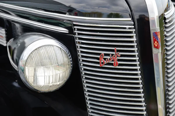 A vintage autó elülső része — Stock Fotó