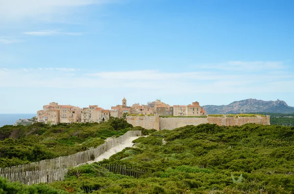 Antike Zitadelle von Bonifacio — Stockfoto