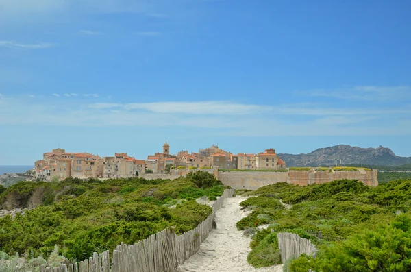 Gamla citadellet Bonifacio — Stockfoto