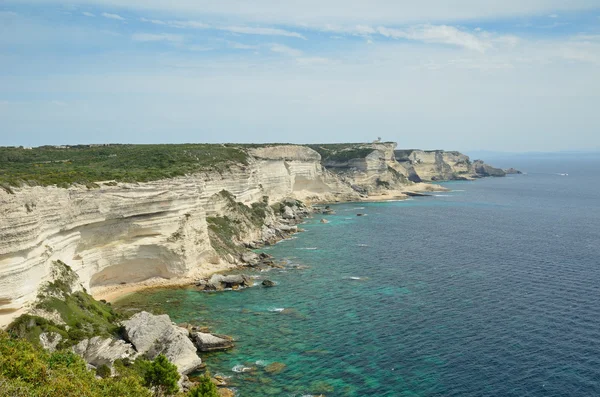 Bonifacio yakınındaki sahil — Stok fotoğraf