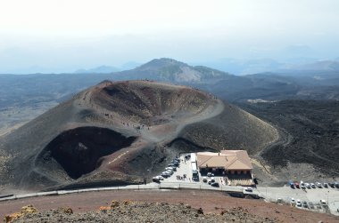 Etna yanardağı yan krater