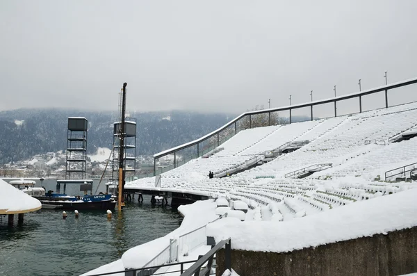 ボーデン湖で有名な野外劇場 ロイヤリティフリーのストック写真