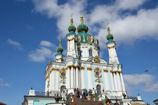 Famosa iglesia de San Andrés en Kiev — Foto de Stock