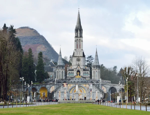 Das Heiligtum unserer Herrin von Lourdes — Stockfoto