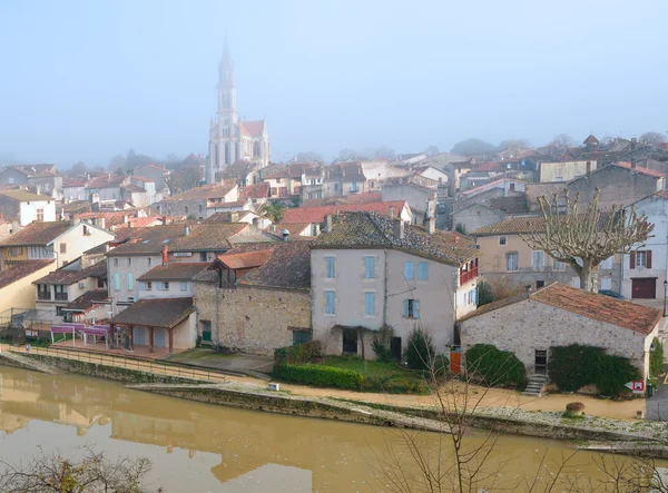 The ancient French town Nerac — Stock Photo, Image