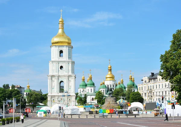 La piazza più antica nel Giorno di città Kiev — Foto Stock