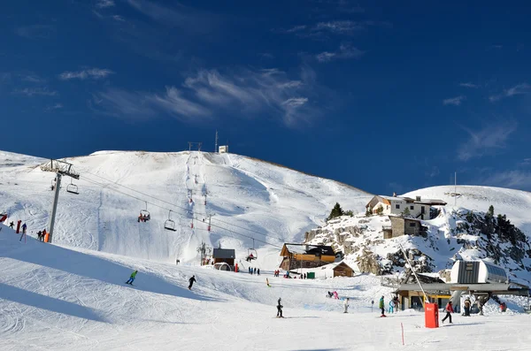Fransız Kayak tesisi pierre saint martin — Stok fotoğraf
