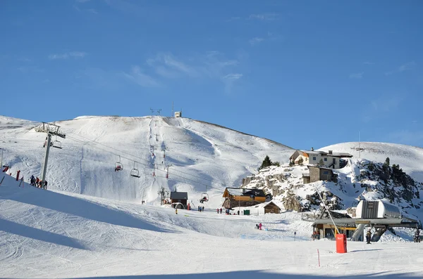 Frans ski resort pierre saint martin — Stockfoto
