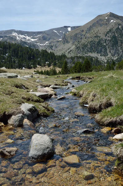 Primavera en el valle de Madriu-Perafita-Claror — Foto de Stock