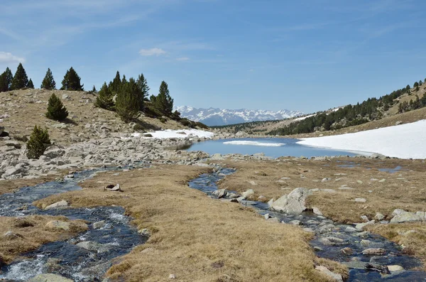 Glaciala landskap i madriu-perafita-claror dalen — Stockfoto