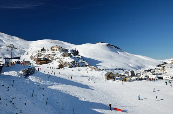 Fransız Kayak tesisi pierre saint martin — Stok fotoğraf