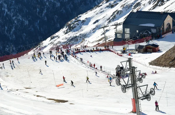 Artouste ski resort in the French Pyrenees — Stock Photo, Image