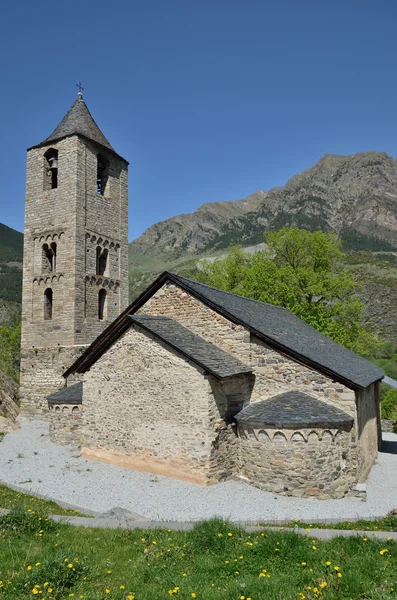 Kataloński romański kościół w vall de Boi — Zdjęcie stockowe