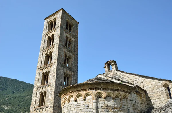 Kataloński romański kościół vall de Boi — Zdjęcie stockowe