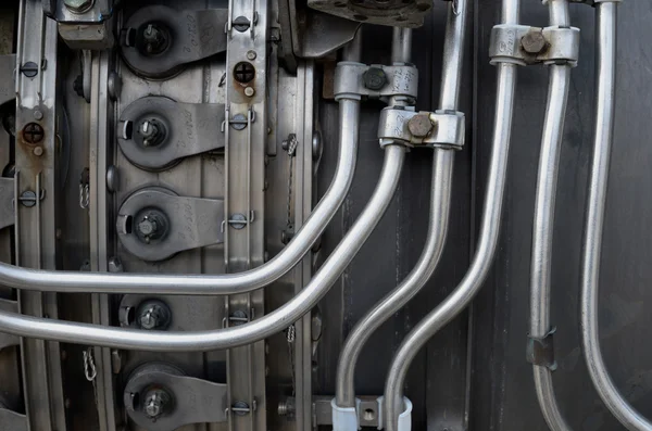 Inside of the jet turbine engine — Stock Photo, Image