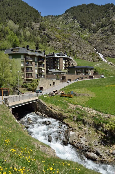 Vista de primavera de Andorra — Foto de Stock