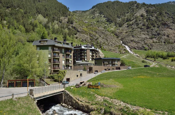 Frühling Ansicht von andorra — Stockfoto