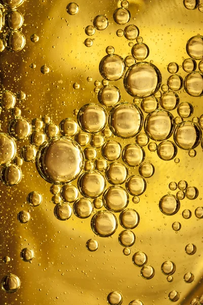 Золоті та жовті бульбашки — стокове фото