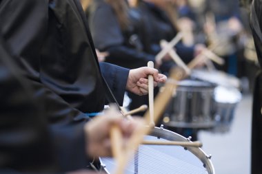 davul çalmayı insanlar closeup 