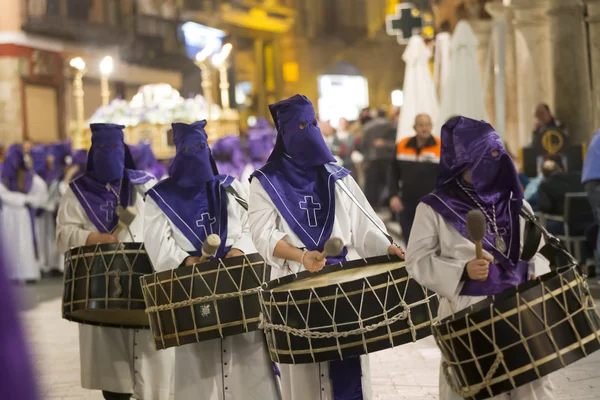 Closeup of people drumming — Stock Photo, Image