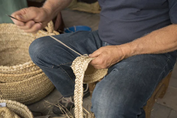 A wicker basket Stock Picture