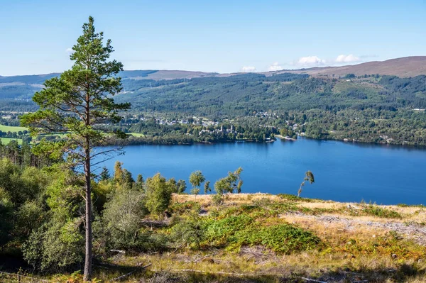 Vista Para Loch Ness Fort Augustus Escócia — Fotografia de Stock