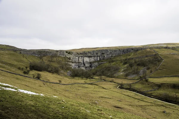 Malham cove kışın