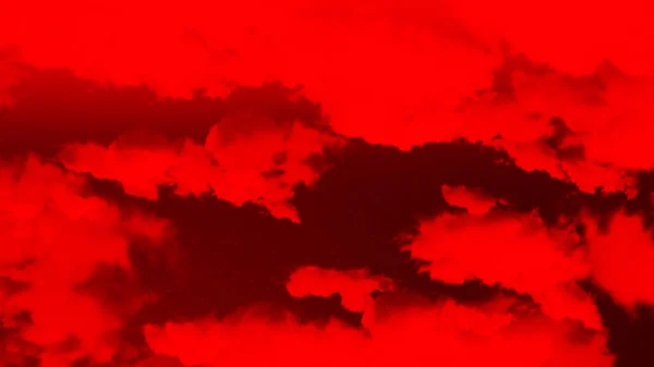 Epic Cinematic Dark Burning Nubes. Animación. Cielo maligno abstracto con nubes ensangrentadas rojas oscuras, concepto de horror, apocalipsis, halloween y muerte. —  Fotos de Stock