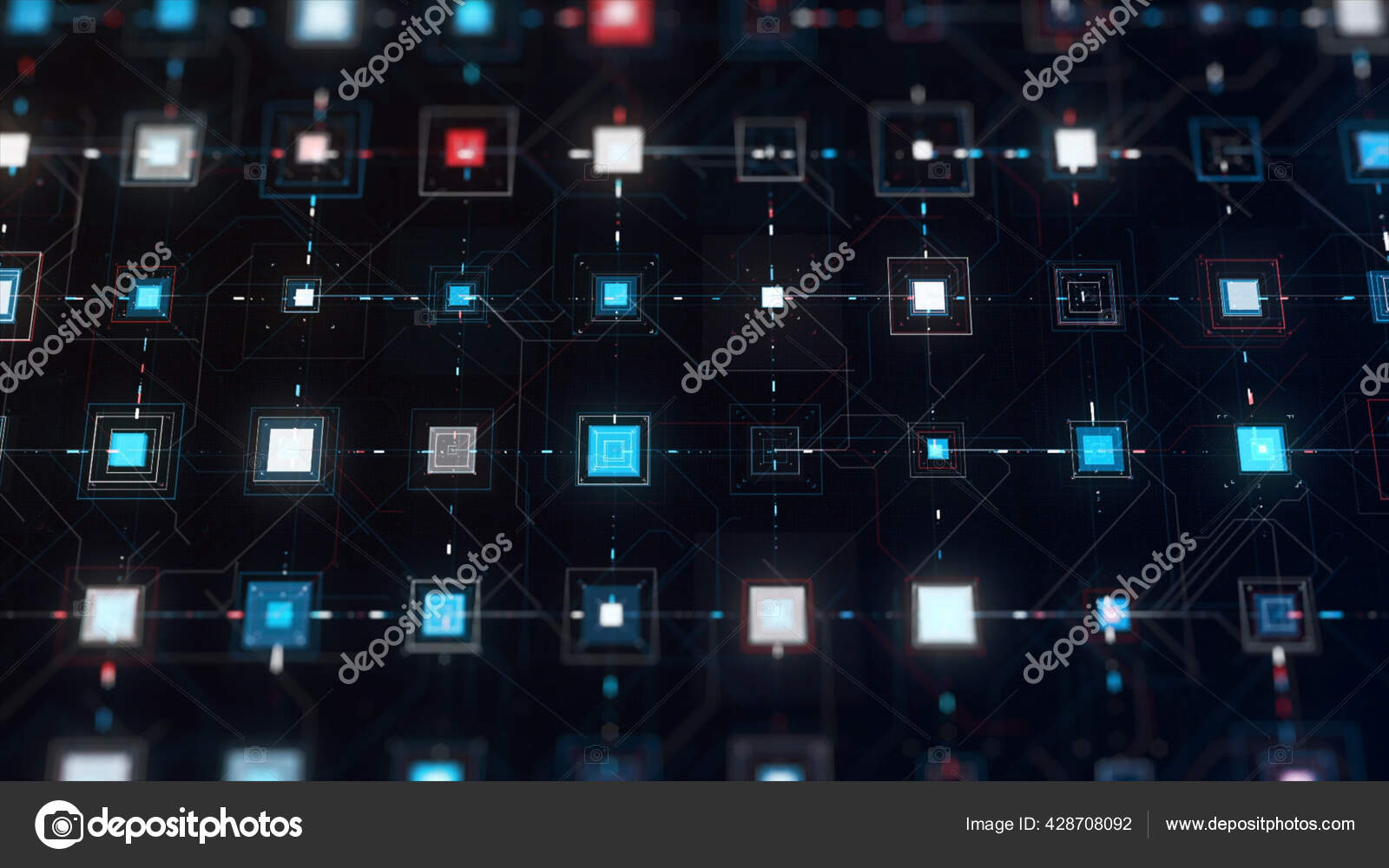 Abstract process of digital data transmission. Animation. Futuristic circuit board, virtual computer and artificial intelligence concept, seamless loop. Stock Photo by ©MediaWhalestock 428708092 Abstract process of digital data transmission. Animation. Futuristic circuit board, virtual computer and artificial intelligence concept, seamless loop. Stock Photo by ©MediaWhalestock 428708092