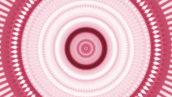 Círculos abstractos de luz rosa moviéndose dentro del embudo de apriete. Animación. Anillos anchos de colores brillantes que fluyen hacia el centro en un punto. — Foto de Stock