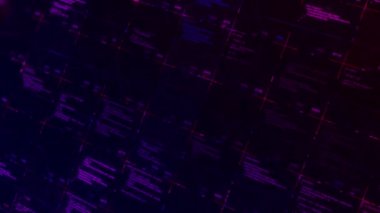 Siyah renkli ekranda gelecekçi dijital veri kodu. Animasyon. Soyut yüksek teknolojili dijital arkaplan bilgi transferini, kusursuz döngüyü temsil ediyor.