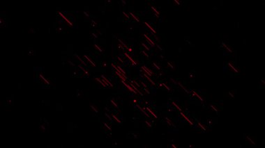 Kan hücrelerinin siyah arka planda akışının soyut görüntülenmesi, kusursuz döngü. Animasyon. Düz kırmızı çizgiler, kan akışı, ilaç kavramı..