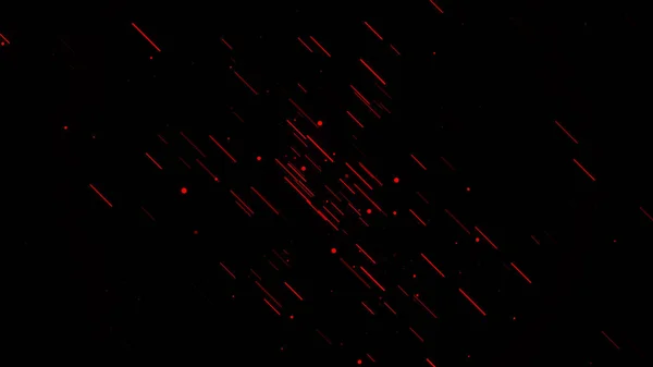 Abstrakte Visualisierung von langsam fließenden Blutzellen auf schwarzem Hintergrund, nahtlose Schleife. Animation. Geradlinige Linien roter Farbe, Blutfluss, Konzept der Medizin. — Stockfoto