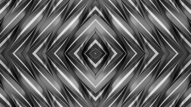 Hipnotik simetrik animasyon. Animasyon. Elmas deseni yavaşça hareket ediyor, büyüleyici ve rahatlatıcı. Simetrik desen ayna görüntüsüne benziyor.