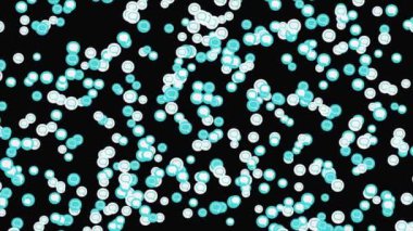 Siyah arkaplanda soldan sağa doğru akan mesaj simgeleri, kusursuz döngü. Animasyon. Sosyal ağ ve iletişim kavramı.