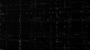 Bilgiler bilgisayar ağında taşınır. Animasyon. Siyah arka planda 3 boyutlu şebekeler. Siber uzay hareketli parçacıkların ağ oluşturma iplikleriyle doludur.