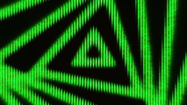 Moving triangular pattern. Animation. Diode background with moving animation of triangular spiral. Slow-moving and mesmerizing triangular spiral