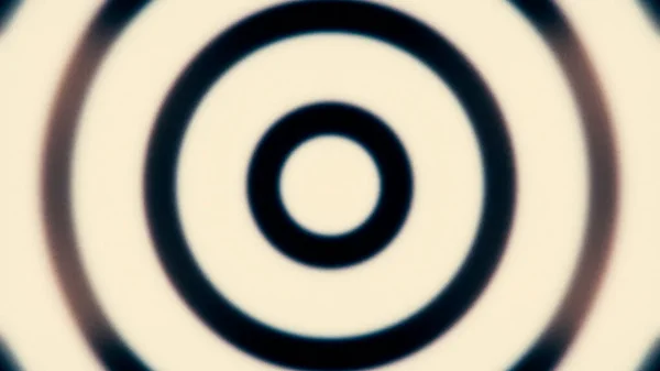 Círculos de zoom preto e branco, loop sem costura. Animação. Gráficos de movimento geométrico simples fundo monocromático, alargando círculos fazendo um sinal. — Fotografia de Stock