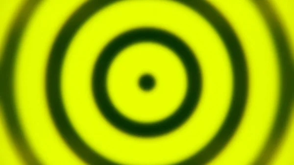 Abstract background with animated hypnotic tunnel of green circles, seamless loop. Animation. Blurred moving round shapes creating optical illusion.