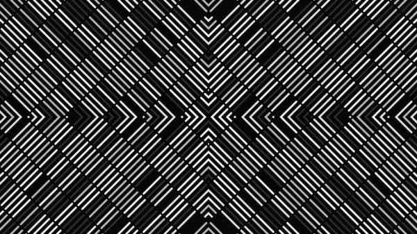 Hypnotisches Muster mit beweglichen Linien. Animation. Zentralisiertes Muster mit wechselnden Linien. Rechteckige Wellen verändern Muster — Stockfoto
