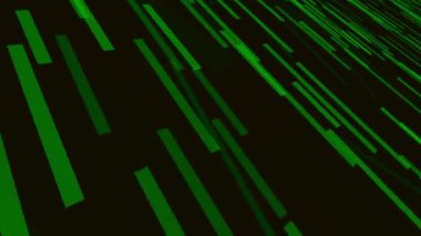  Renk değiştiren vuruşların akışı. Hareket. Darbeler akış yönünde hareket eder ve koyu arkaplanda renk değiştirir. Renkli vuruşların akışı ile canlandırma