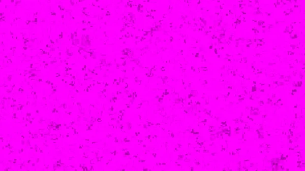 Motas flotantes en miniatura sobre un fondo rosa brillante, lazo sin costuras. Animación. Partículas dinámicamente en movimiento aleatorio como si soplado por el viento, detener el efecto de movimiento. — Foto de Stock