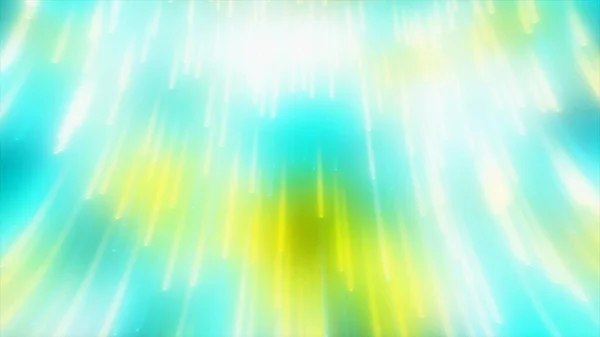 Abstrakte Animation des Sturzes glühender Meteoriten im Weltraum, nahtlose Schleife. Bewegung. Fallende leuchtende Neonsterne. — Stockfoto
