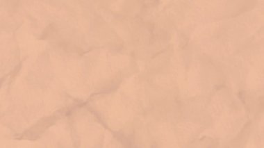 Durdurucu hareket etkisine sahip, pürüzsüz döngülü, soyut bej kağıt kırışıklığı. Animasyon. Suluboya güzel dokuyu buruşturdu.