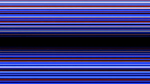 Listras horizontais gradiente azul e vermelho criando túnel hipnótico, loop sem costura. Animação. Raios laser paralelos brilhantes com uma faixa preta mais larga no meio. — Fotografia de Stock
