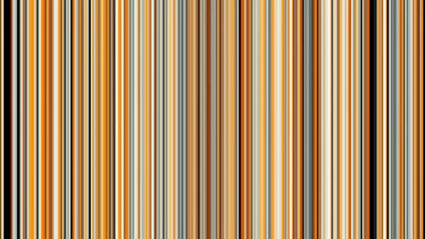 Abstract vertical brown and beige glowing lines, seamless loop. Animation. Parallel shining lines moving from the center of the screen to the different sides. — Stock Video